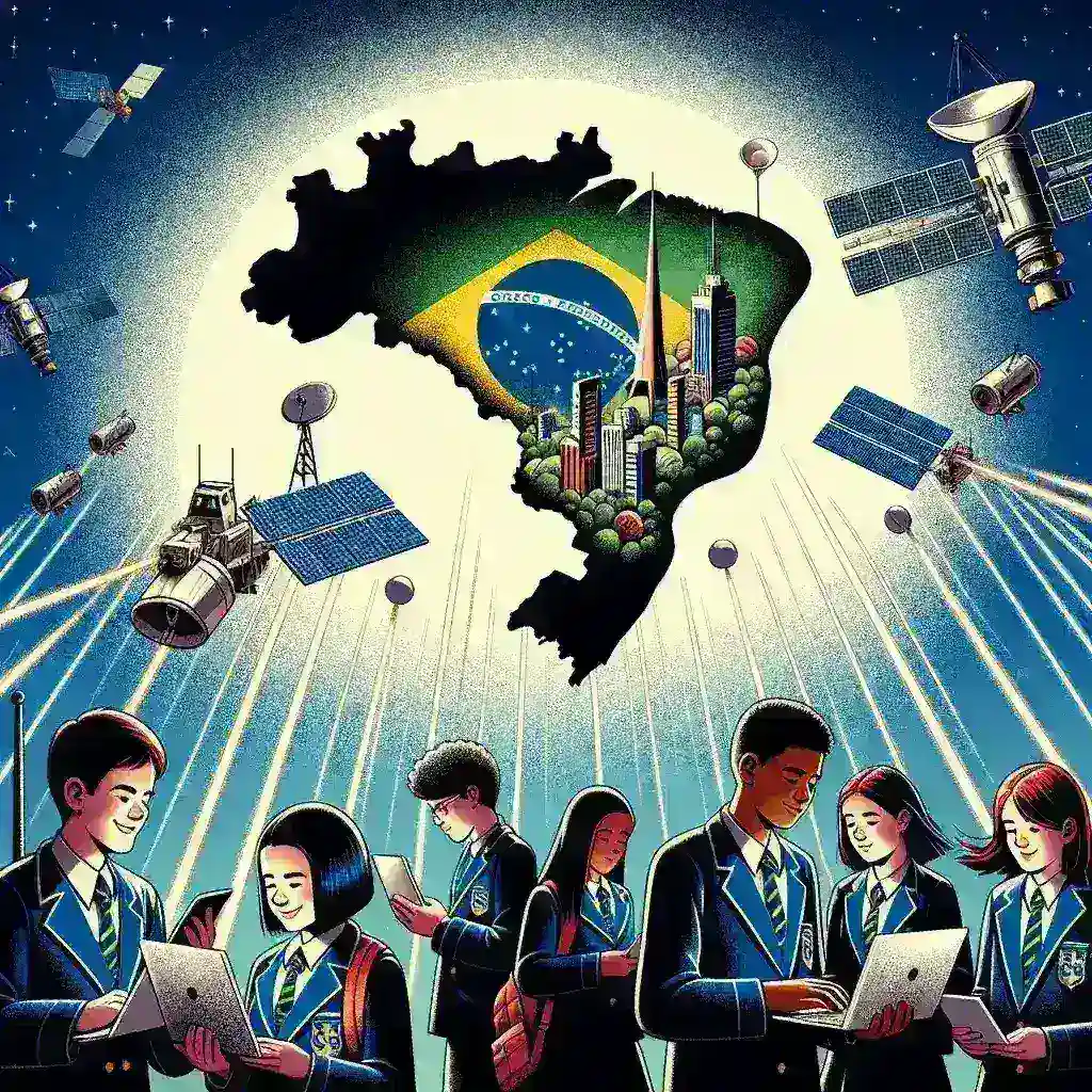 Brasil amplia cobertura de internet em escolas com satélites de órbita baixa